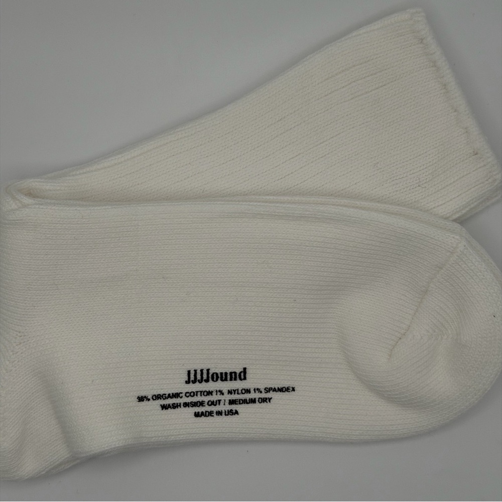 JJJJOUND WHITE TABI SOCKS — NEW WITH TAGS - Picture 5 of 6